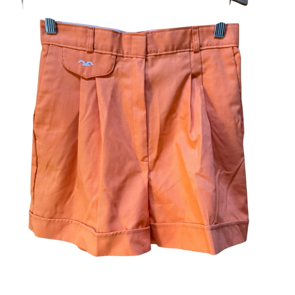 Deadstock 1970s Wrangler High Waisted Cuffed Poly/Cotton Shorts